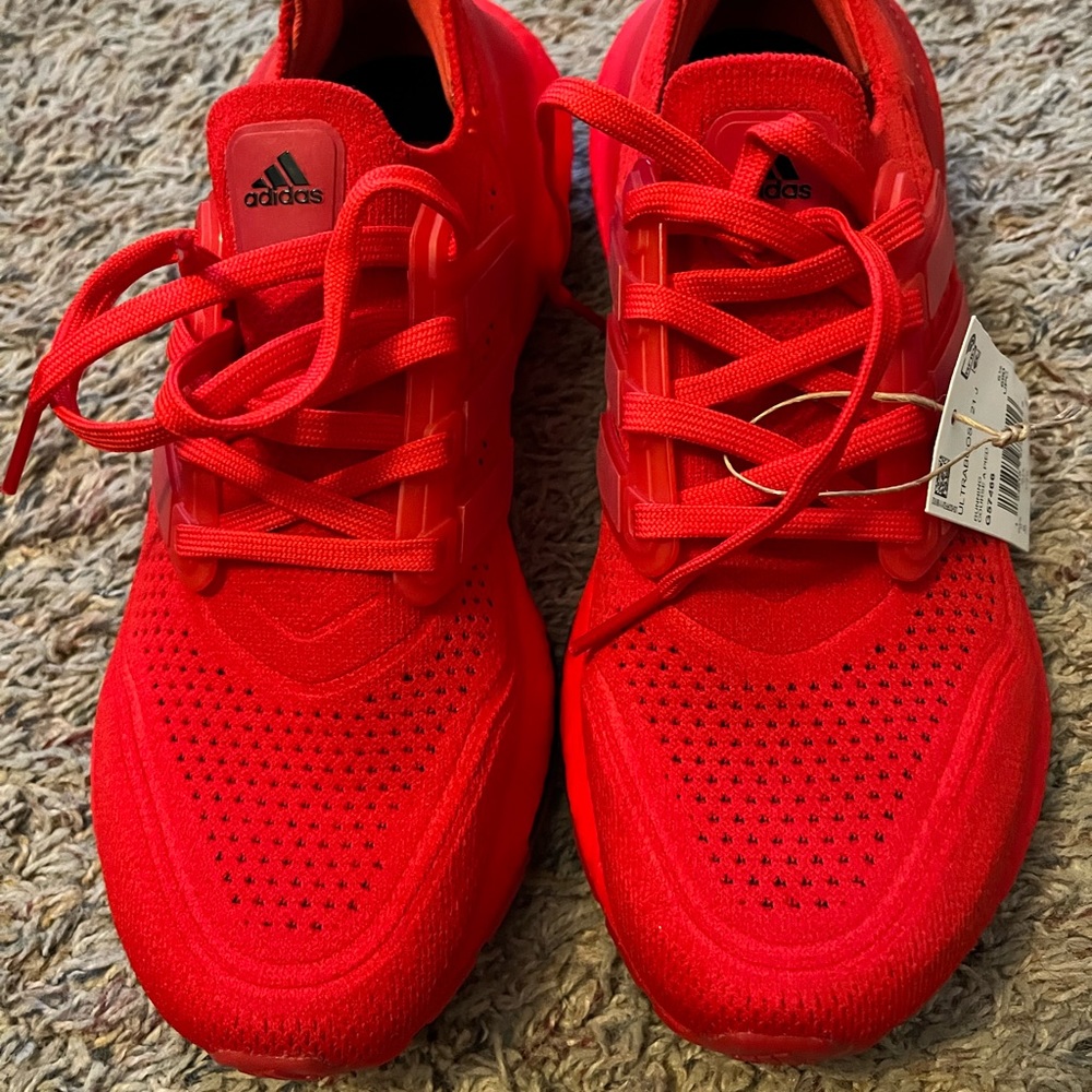 Red adidas ultra Boost
